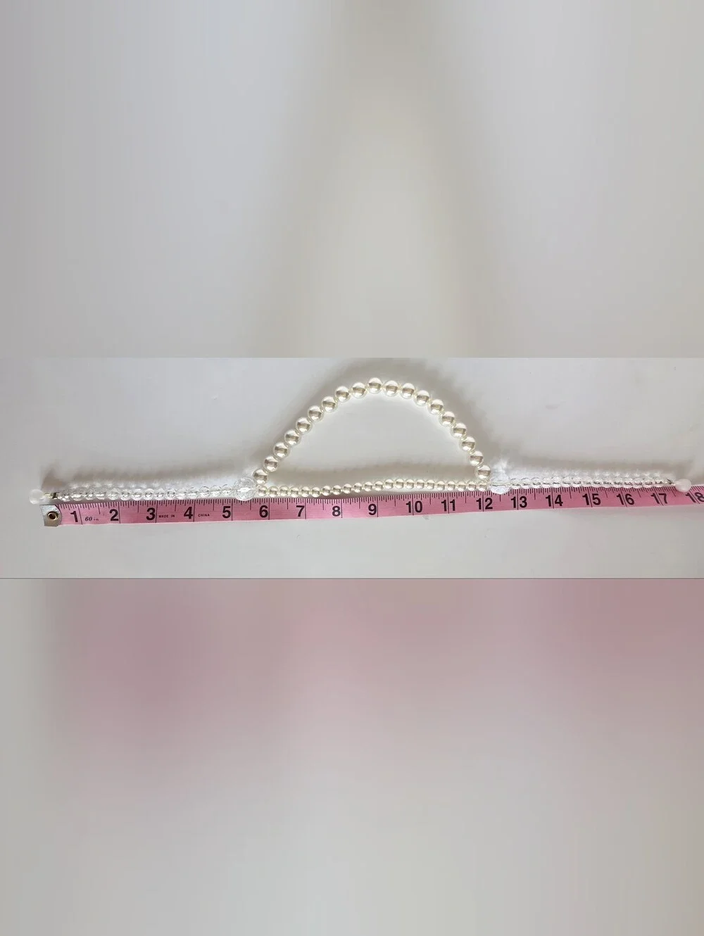 Gymboree Child's Pearl and Crystal Double-Strand Necklace in Ivory